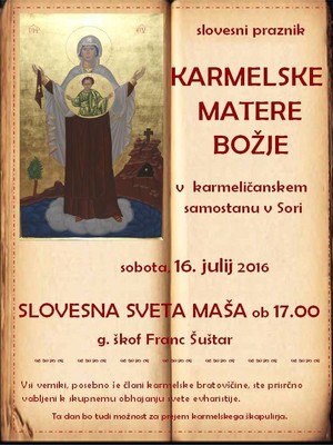 Karmelska mati Božja,2016