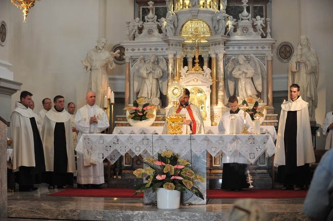 karmelska bratovščina,adoracija,Brezje 2014
