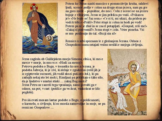 duhovne vaje, pot vere apostola Petra