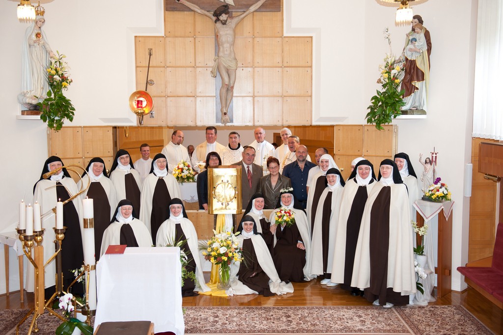 jubilej s. Gabrijele - skupnost z domačimi in mašniki