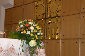 oltar je že pripravljen, god sv. Terezike 2014